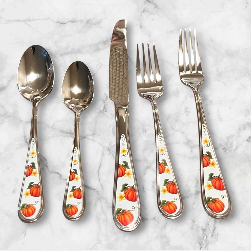 Temp-tations Stainless Steel 6 Servings Flatware Set of 30 Pieces